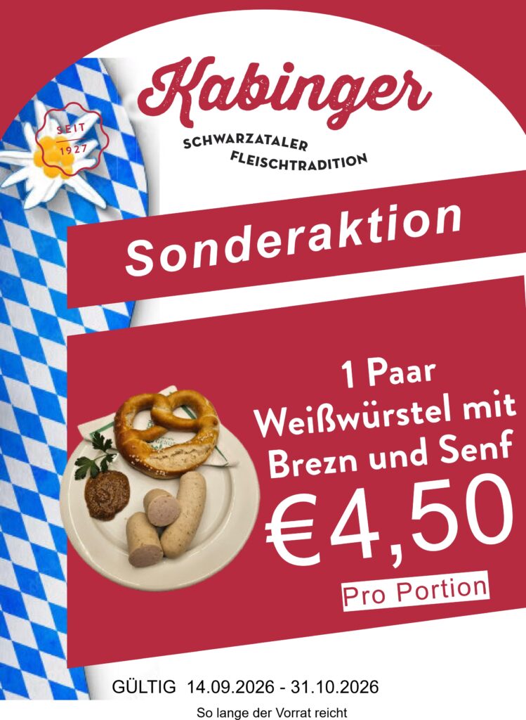 Aktuell bei Kabinger