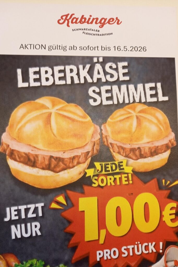 Aktuell bei Kabinger