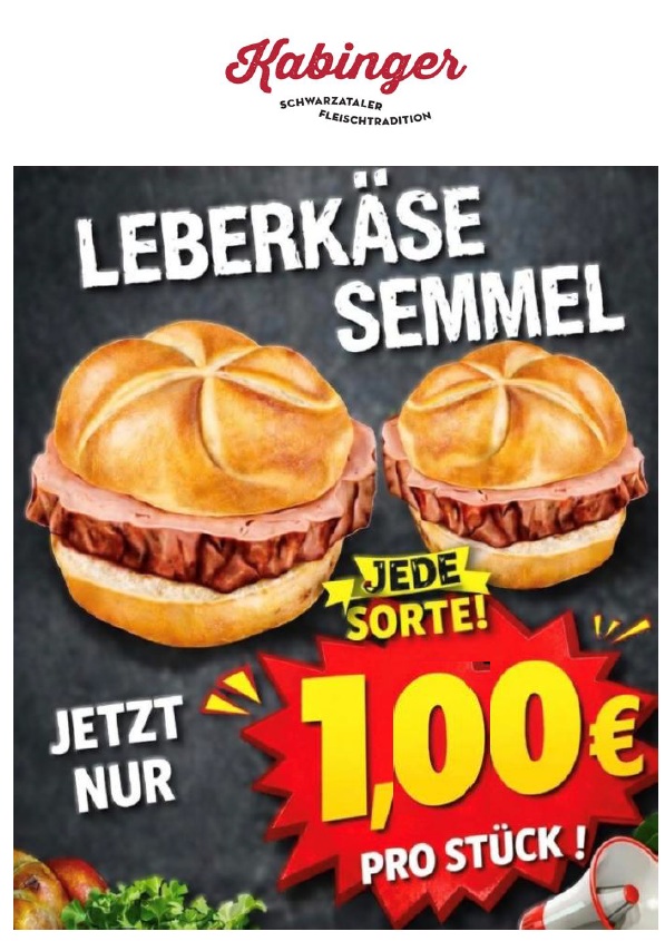 Aktuell bei Kabinger