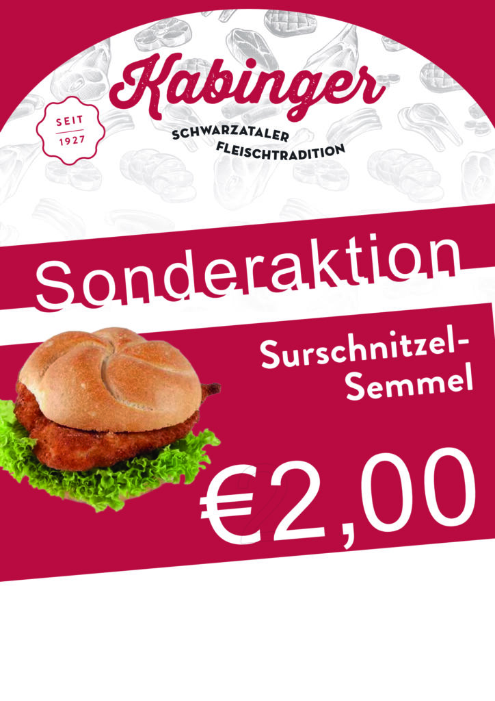 Aktuell bei Kabinger