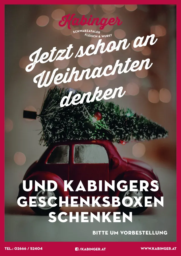 Aktuell bei Kabinger