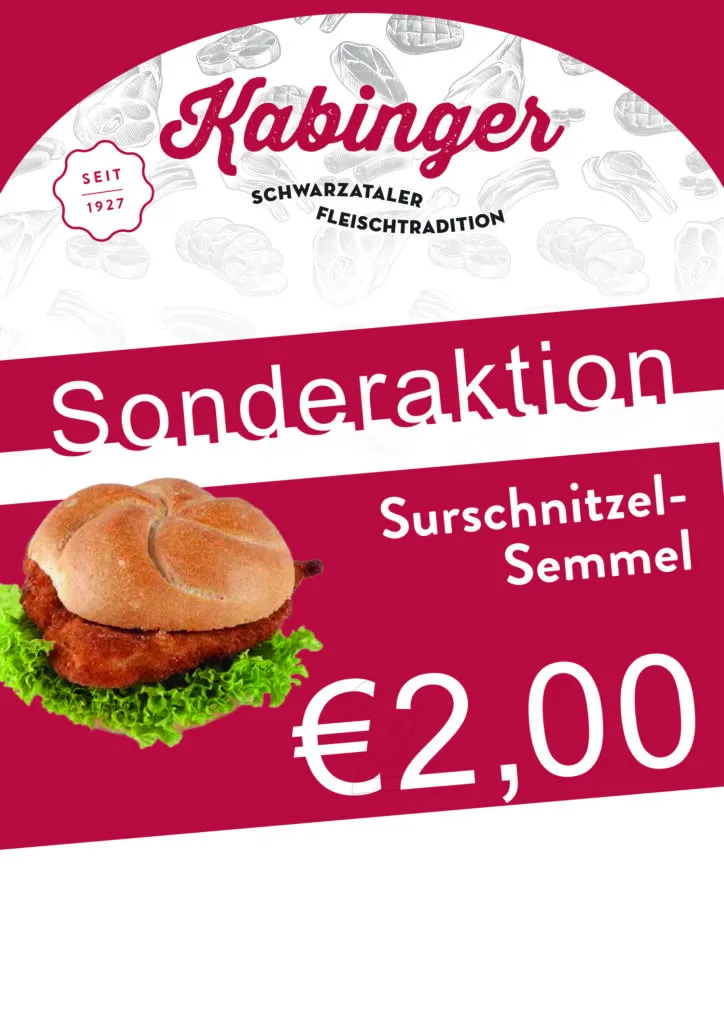 Aktuell bei Kabinger